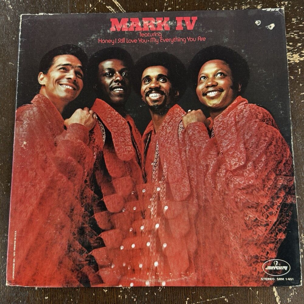 Mark IV Self Titled Lp VG+ Mercury SRM1-651 1973 R&B Southern Soul Vocal Group
